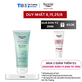 Tẩy tế bào chết ngăn ngừa mụn Eucerin Pro Acne Scrub 100ml