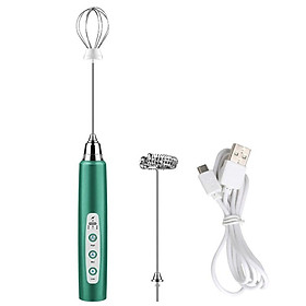 Cà Phê Sữa Frother Cầm Tay, USB Sạc 3 Tốc Độ Điện Bọt Sữa Máy Xay Sinh Tố Trộn Cho Cà Phê, Đánh Trứng - one