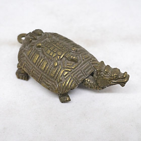 Tượng Long Quy (Rùa Đầu Rồng) cõng rùa phong thủy bằng đồng