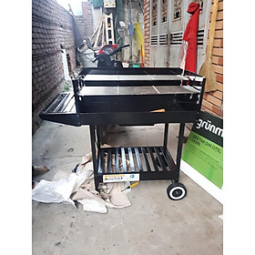 Mua Bếp nướng ngoài trời dã ngoại bếp nướng có bánh xe đầy CK350
