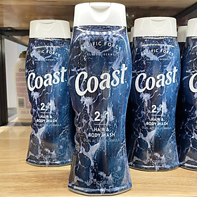 Sữa Tắm Gội Coast Classic Scent Dành Cho Nam 532ml - USA