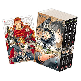 Bộ Sách Black Clover - Tập 1 + Tập 2 + Tập 3 (Bộ 3 Tập) - Tặng Kèm 1 Postcard PVC