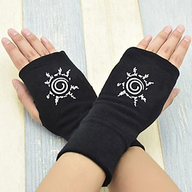 Găng tay Naruto phong ấn xỏ ngón, co giãn freesize