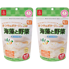 Combo 2 Gói Cháo Gạo Koshihikari Rau Và Rong Biển Matsuya Vị Sò Điệp 60g