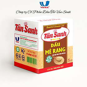 1 thùng 24 chai Dầu Mè Rang Tân Sanh 120ml