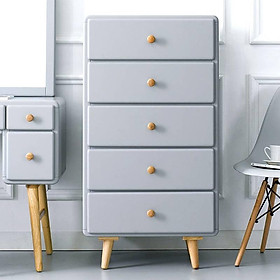 Mua Tủ 5 Ngăn Kéo Đứng Rora IBIE - BSK5SRORG - Grey