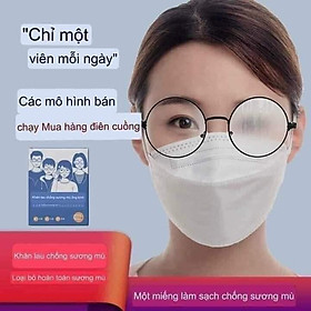 HỘP 100 MIẾNG GIẤY LAU KINHC CHỐNG MỜ DO HƠI NƯỚC TIỆN DỤNG