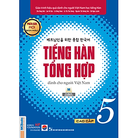 Giáo trình tiếng Hàn tổng hợp cao cấp 5 bản màu phiên bản mới