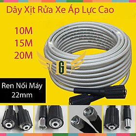 Dây Xịt Rửa Xe Áp Lực Cao 3 Lớp Lõi 10M-15M- 20M-30M