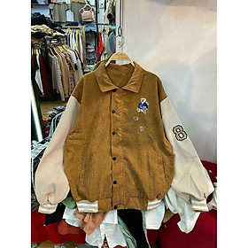 áo khoác bomber nhung, áo khoác nhung đẹp