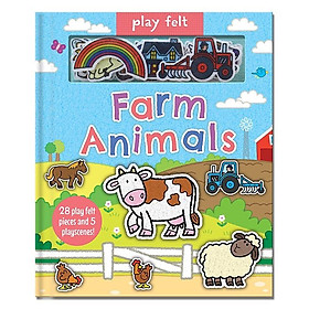 Ảnh bìa Play Felt Farm Animals - Activity Book