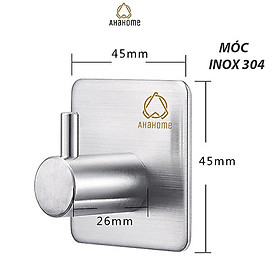 Mua COMBO 5 Móc Dán Tường Inox 304 Cao Cấp - Keo 3M Siêu Dính - Treo Quần Áo  Khăn  Dụng Cụ Bếp  Đồ Nhà Tắm