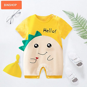 Body Thú cho Bé Trai Bé Gái MẪU MỚI áo liền quần Hè Sơ Sinh vải 100% Cotton Mềm Mịn kiểu dáng dễ thương từ 3-13kg