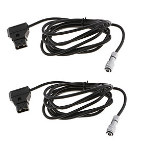 Hình ảnh 2x DTap Power Supply Straight Cable for Blackmagic  Cinema Camera 4k