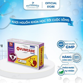 Viên uống Ovumcare Forte tăng khả năng thụ thai tự nhiên, phụ nữ hiếm muộn (Hộp 30 viên)