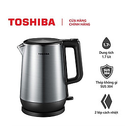 Bình đun siêu tốc TOSHIBA KT-17DR1NV - Hàng Chính Hãng