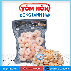 500gr Tôm thẻ nõn hấp Thiện Nhà Tôm Khay 500gram giao nhanh siêu tốc HCM