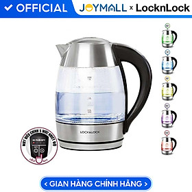 Ấm điện thủy tinh siêu tốc có điều chỉnh nhiệt độ lock&lock ejk341 - hàng chính hãng