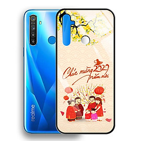 Ốp Lưng Kính Cường Lực cho điện thoại Realme 5 - 0385 7982 HPNY 24 - Tết đoàn viên - Hàng Chính Hãng