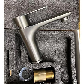 Mua Vòi lavabo ghi xám phủ nano