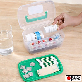 Hộp đựng đồ y tế gia đình Green 800ml - Hàng Nội Địa Nhật Bản