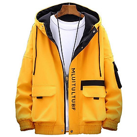 LILIANGSSS Workwear Coat Nam Xuân Thu 2023 Áo khoác nam ngắn Hàn Quốc thời trang nam sinh viên áo khoác trên