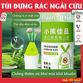 Mua Cuộn 50 Túi Đựng Rác Hương Ngải Cứu Xua Đuổi Ruồi Muỗi  Côn Trùng  Siêu Dai  Có Dây Rút Tiện Lợi