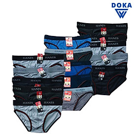 Combo 15 Quần Lót Nam tam giác thun cotton mềm mịn thoáng mát thấm hút mồ hôi co giãn 4 chiều cao cấp thương hiệu Doka PQL15 - Màu Ngẫu Nhiên