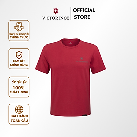 Áo thun Victorinox Brand Collection Logo Graphic Tee - Red - Size
