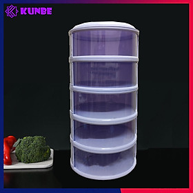 Mua Lồng Bàn 5 Tầng Giữ Nhiệt Thức Ăn KUNBE - Bảo Quản Chống Bụi Và Côn Trùng