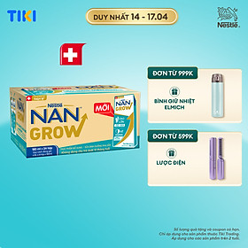 Thùng sữa bột pha sẵn Nestlé NANGROW 6(4x180ml) sữa mát công thức từ Thụy Sĩ với 100% Canxi giúp bé cao lớn vượt trội dành cho bé từ 1 tuổi