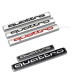 Tem Logo Chữ Quattro Dán Xe ô Tô MS-111