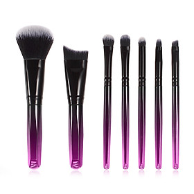 Anself 7pcs Makeup Brushes Assorted Brushes Kit for Applying Loose Powder Foundation Liquid Cream Eyeshadow Eyebrow Cosmetics