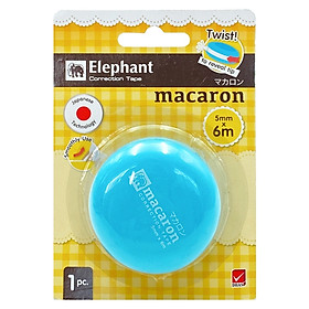 Bút Xóa Kéo Elephant - MACARON - Xanh Da Trời