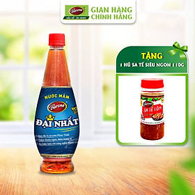 Nước Mắm Barona Đại Nhất 12 Độ Đạm 750ml, tặng 1 hũ Sate Siêu ngon 100g