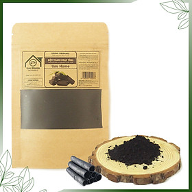 Bột đánh răng Than Hoạt Tính nguyên chất UMIHOME (35g) đánh trắng răng, sạch sâu da mặt, loại bỏ mụn, giải đọc cho da