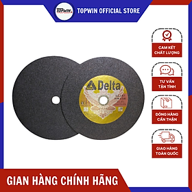 Mua (10 Viên) Đá Cắt Kim Loại Delta 350x3x25.4mm Thiết Kế Lưỡi Đá Sắc Nét và Chống Mài Mòn | TOPWIN Official Store