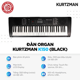 Đàn Organ Kzm Kurtzman K150 - Màu đen - Hàng chính hãng