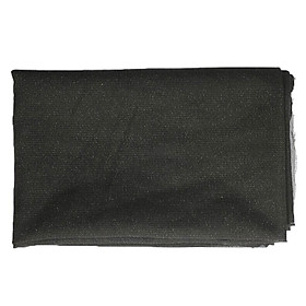 Fusible Iron on Non woven Interfacing Black Lining Lightweight 30g