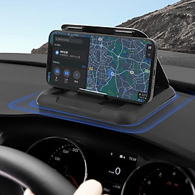 Giá đỡ điện thoại/ GPS bằng silicon chống trượt kèm giác hút tùy chỉnh tiện dụng cho xe hơi
