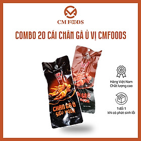 Combo 20 Cái Chân Gà Ủ Siêu Ngon CM Foods - Siêu to 40gr/cái - Cam kết đổi hàng nếu có lỗi