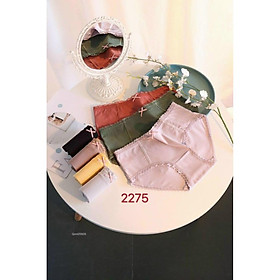 10 Quần Lót Cotton Tăm Nơ Chất Mềm Mại Co Giãn 4 Chiều size 50-65kg MS 2275