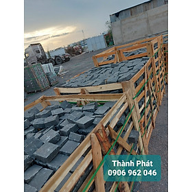 Mua Đá cubic xanh đen lát sân