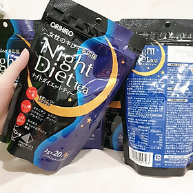 Combo Cốc uống nước màu trắng + Trà ORIHIRO Night diet tea nhập khẩu nhật bản