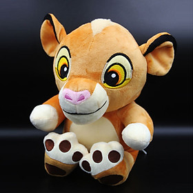 Gấu Bông Sư Tử Simba (30 Cm) Gb260 (Tặng 1 Móc Khóa Dây Da Pu Đính Đá Lấp Lánh Màu Ngẫu Nhiên)