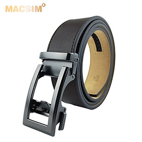 Thắt lưng nam da thật cao cấp nhãn hiệu Macsim MS035
