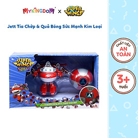 Đồ Chơi SUPERWINGS Robot Biến Hình Siêu Vệ Binh Jett Tia Chớp Và Quả Bóng