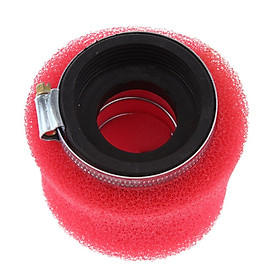 58mm Straight Air Filter Kit for Kawasaki Yamaha ATV Quad Dirt Pit Bike Red