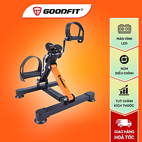 Xe đạp gấp gọn, xe đạp mini tập thể dục tại nhà, có đồng hồ điện tử GoodFit GF006MB