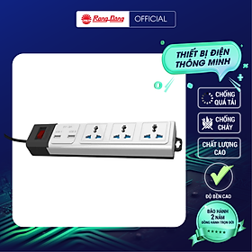 Ổ cắm đa năng USB Rạng Đông dài 3m Model: OC02.USB 3C/3M/10A